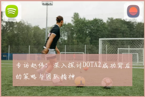 专访赵伟：深入探讨DOTA2成功背后的策略与团队精神