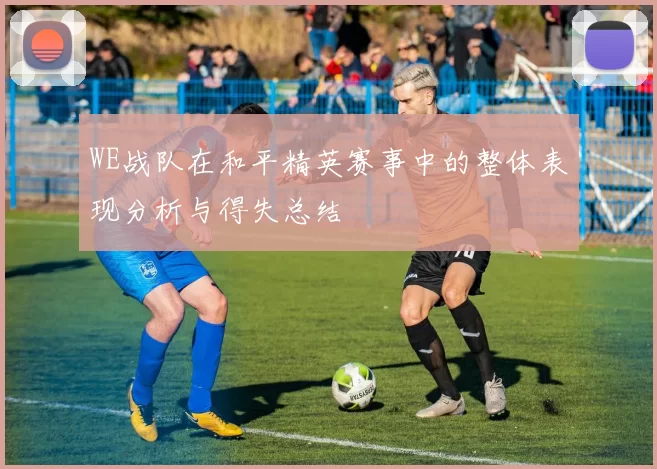 WE战队在和平精英赛事中的整体表现分析与得失总结