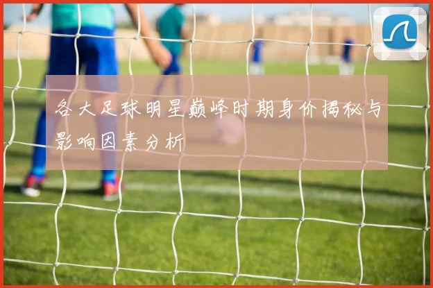 各大足球明星巅峰时期身价揭秘与影响因素分析